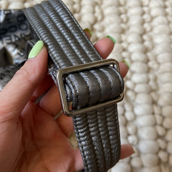 Chanel Silver Nylon Crossbody - Picture 16 of 17